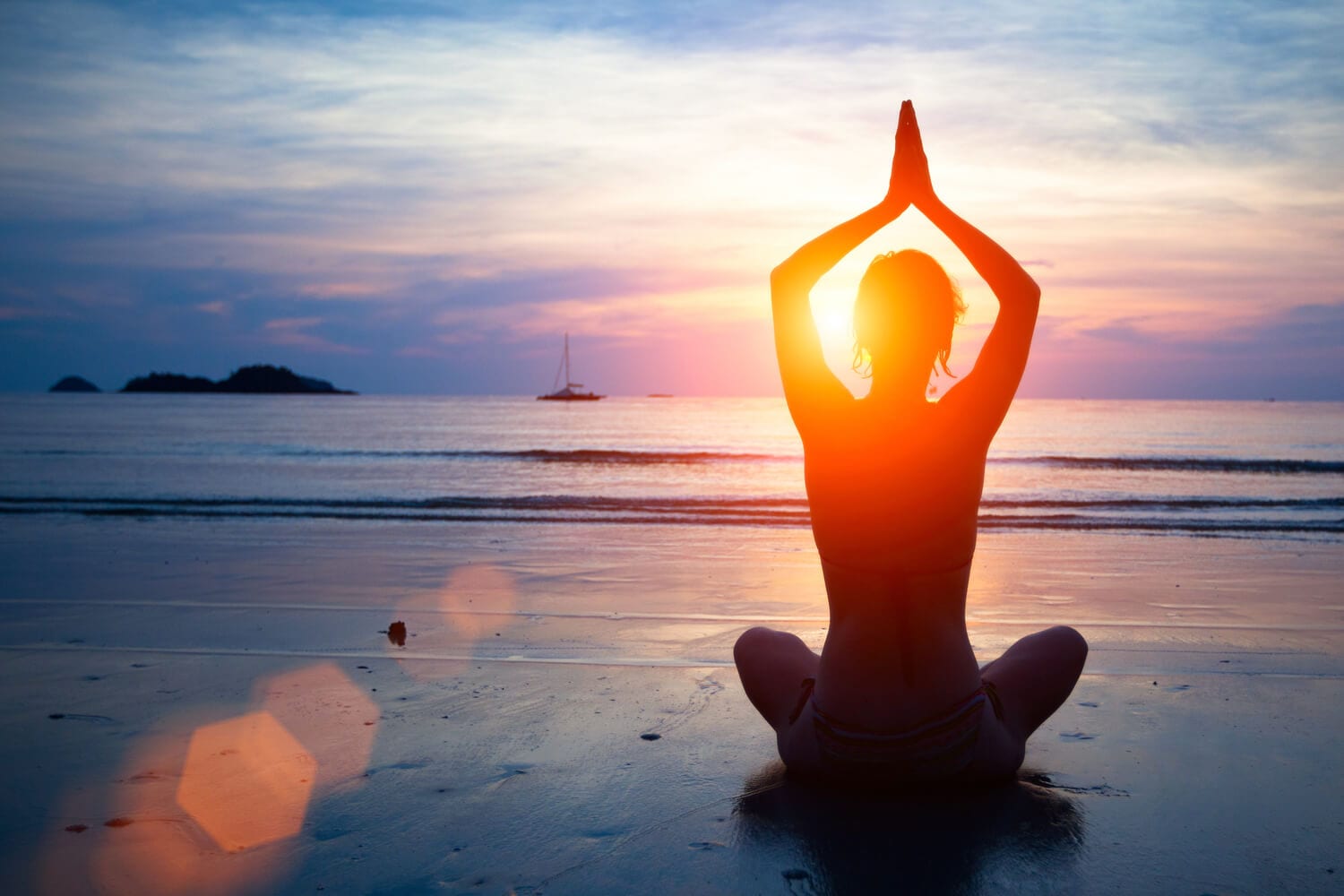 Picture of person practicing Madeira Beach yoga.