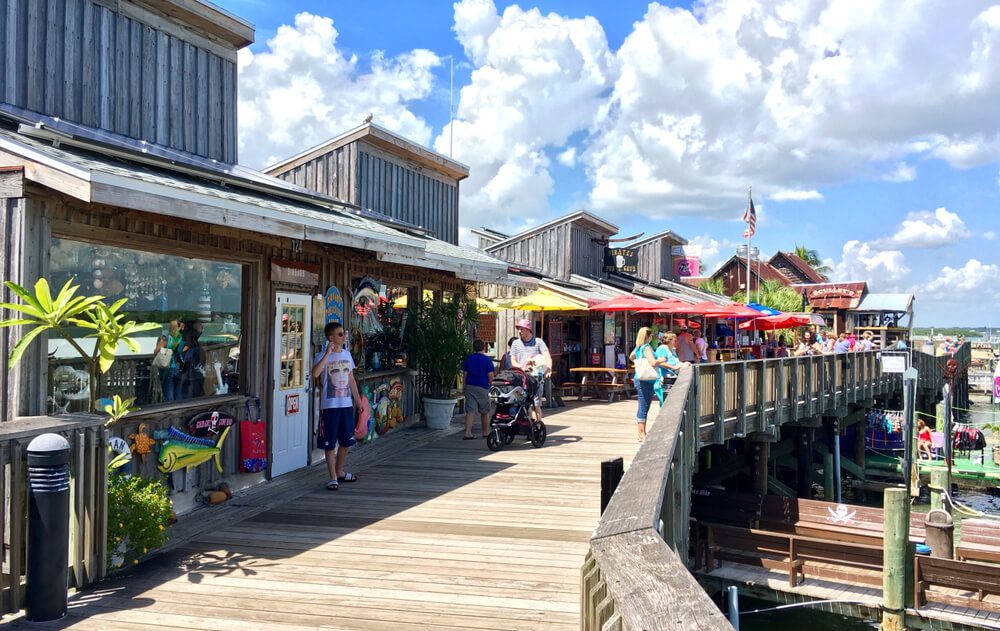 Come explore the souvenir shops near Shoreline Island.