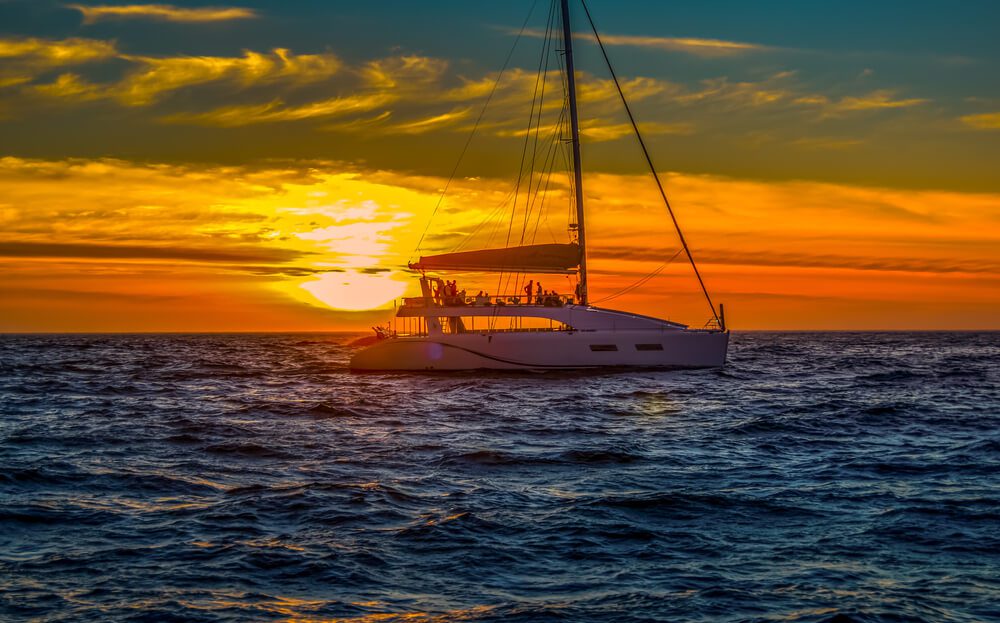 A sunset boat tour, one of the best things to do in Madeira Beach